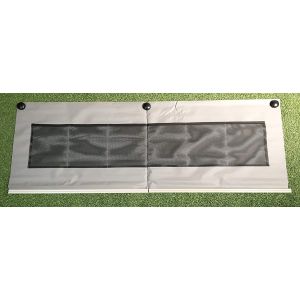 Zavesa za Kolo Dvojna Siva